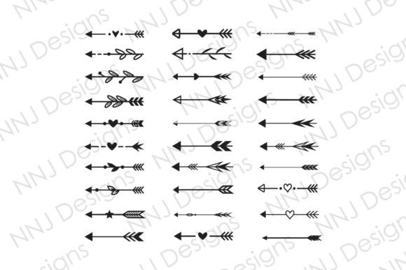 Decorative Arrow Bundle: Graphics for Creative Branding