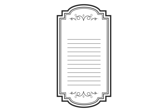 Decorative Card Template: Elegant Graphics