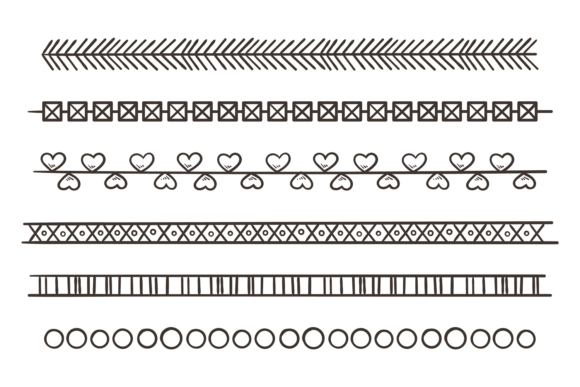 Decorative Pattern Divider. Ethnic Boho