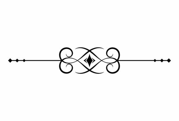 Elegant Decorative Line Art Graphics and Illustrations