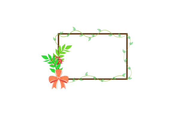 Frame Flower Decorative Template Graphics