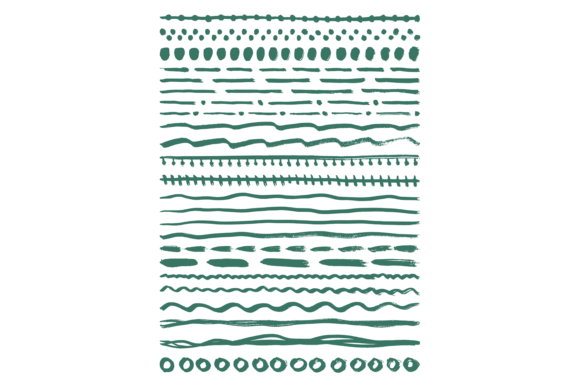 Grunge Ink Line Pattern Decorative Divid: Graphics and Illustrations for Real Publishing