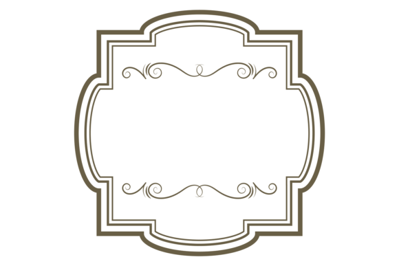 Ornate Decorative Frame with Geometrical