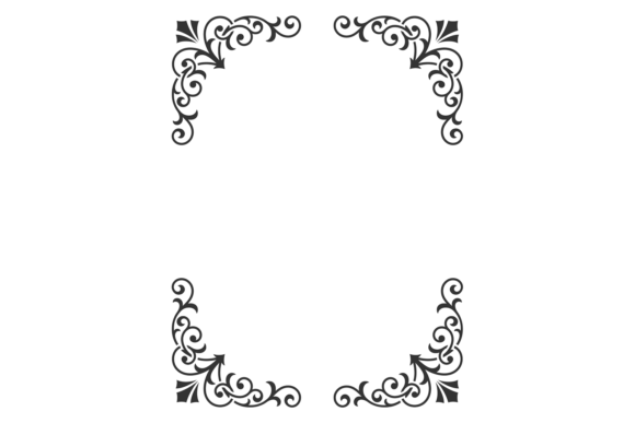 Ornate Vintage Frame. Elegant Decorative