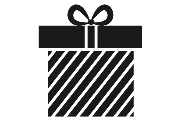 Present Box Icon: Graphics for Holiday Designs