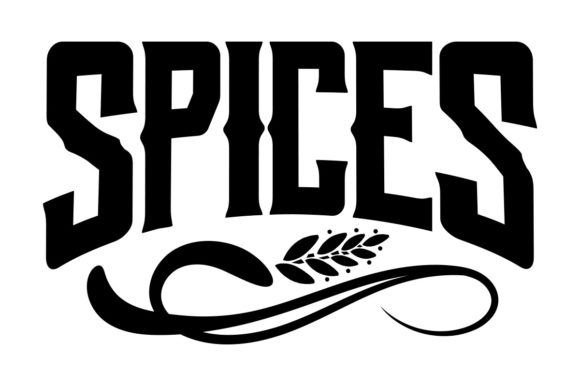 Spices Decorative Label Graphics